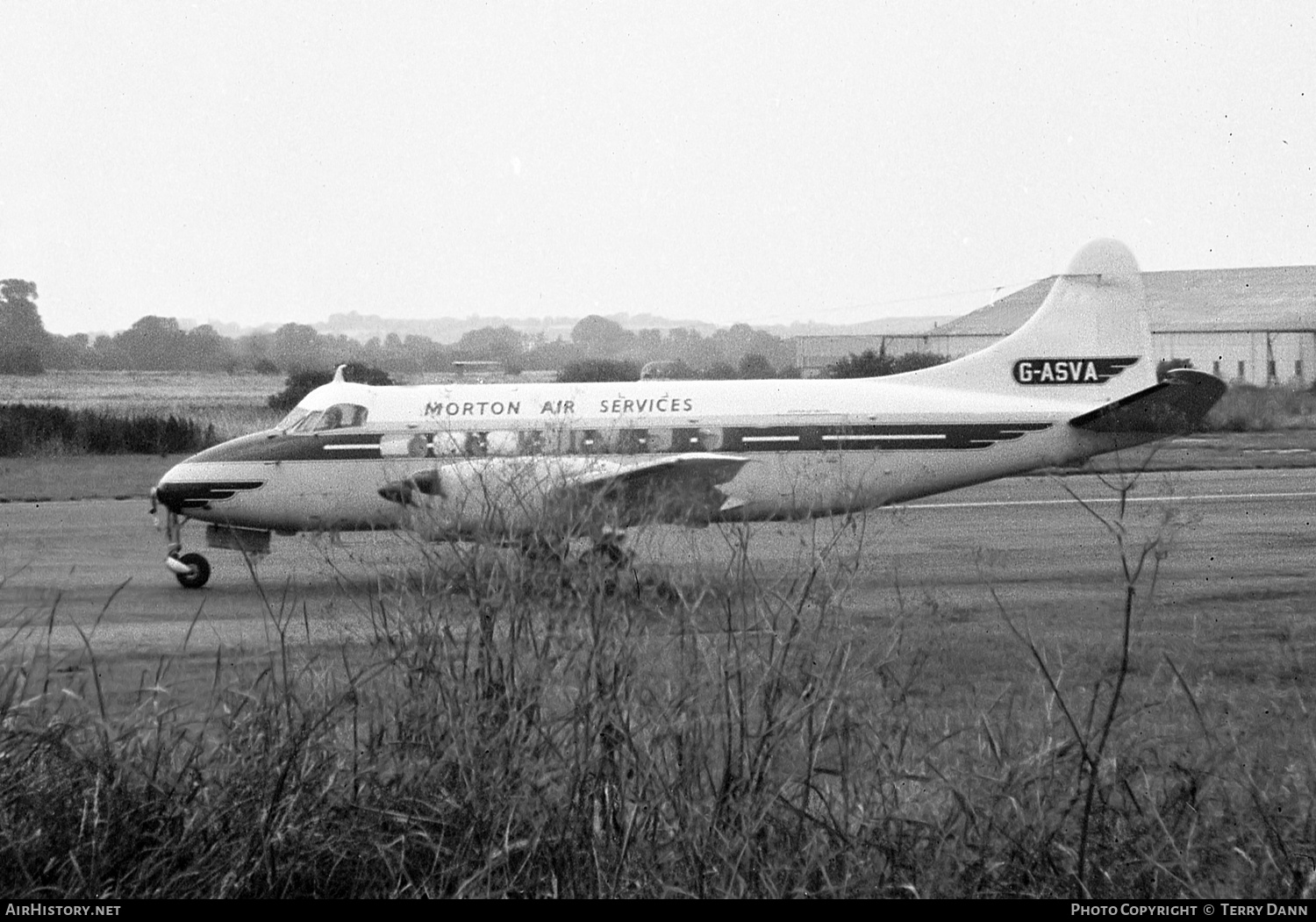 Aircraft Photo of G-ASVA | De Havilland D.H. 114 Heron 2D | Morton Air Services | AirHistory.net #231829