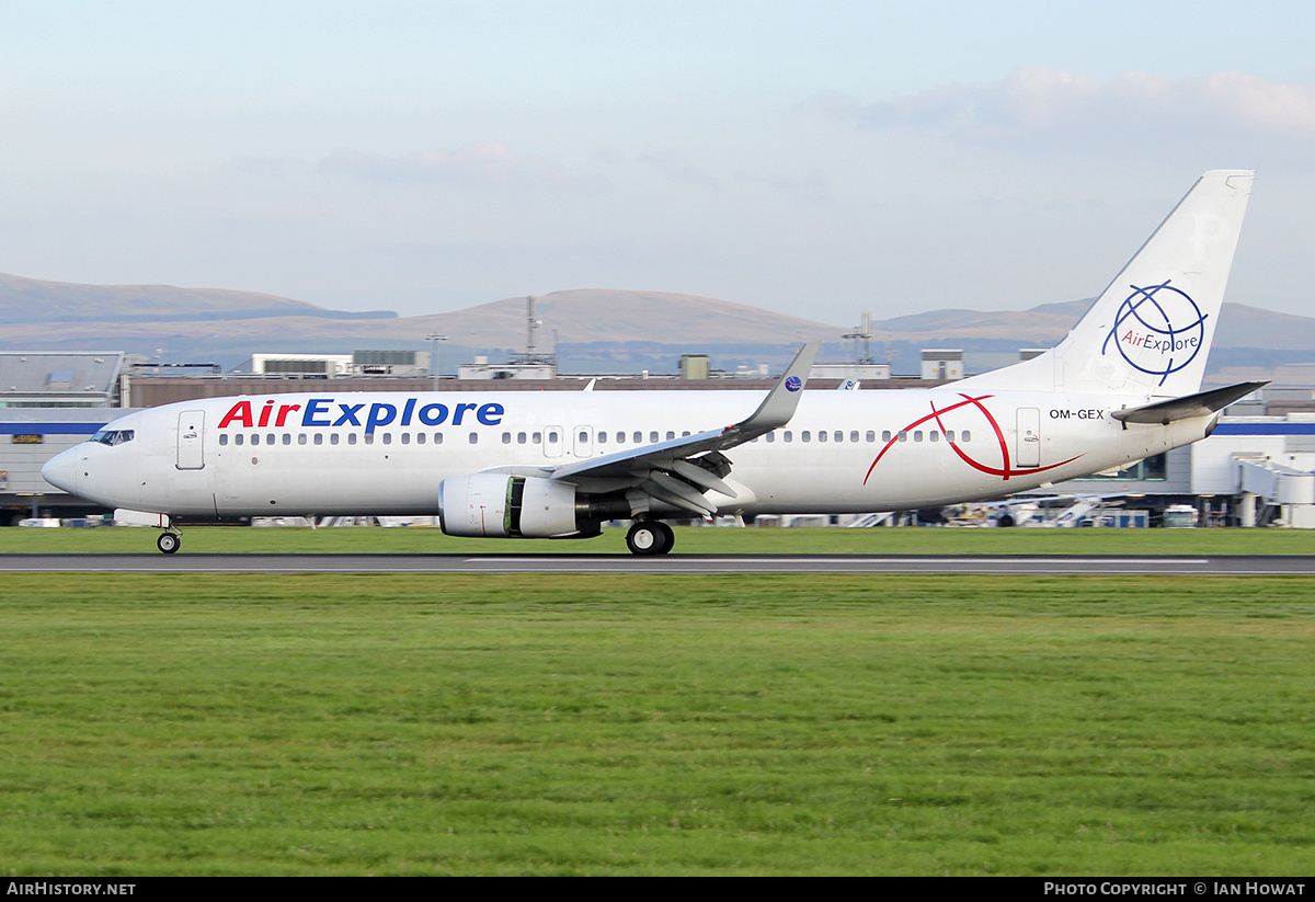 Aircraft Photo of OM-GEX | Boeing 737-8AS | AirExplore - Axe | AirHistory.net #231850