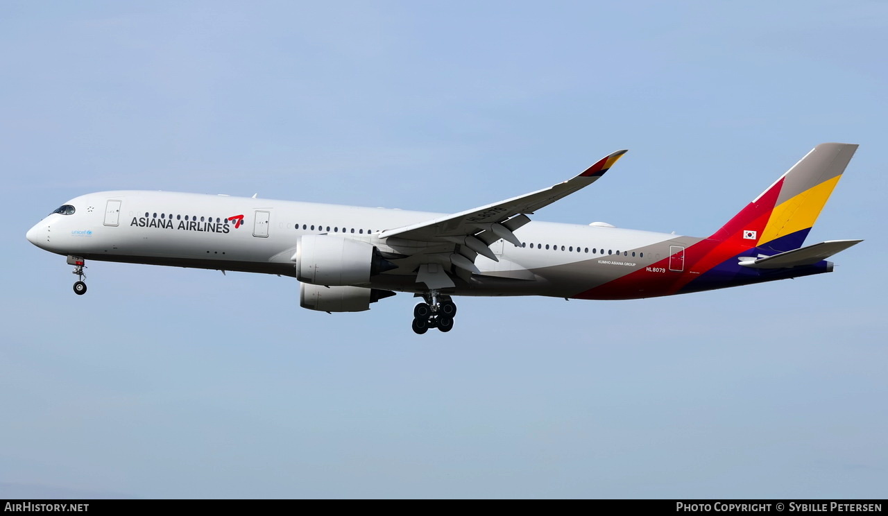 Aircraft Photo of HL8079 | Airbus A350-941 | Asiana Airlines | AirHistory.net #231854