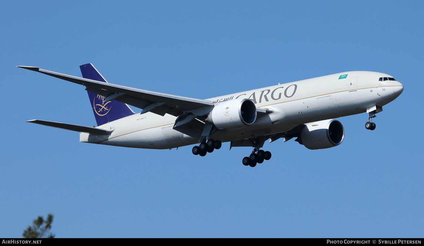 Aircraft Photo of HZ-AK71 | Boeing 777-FFG | Saudia - Saudi Arabian Airlines Cargo | AirHistory.net #231856