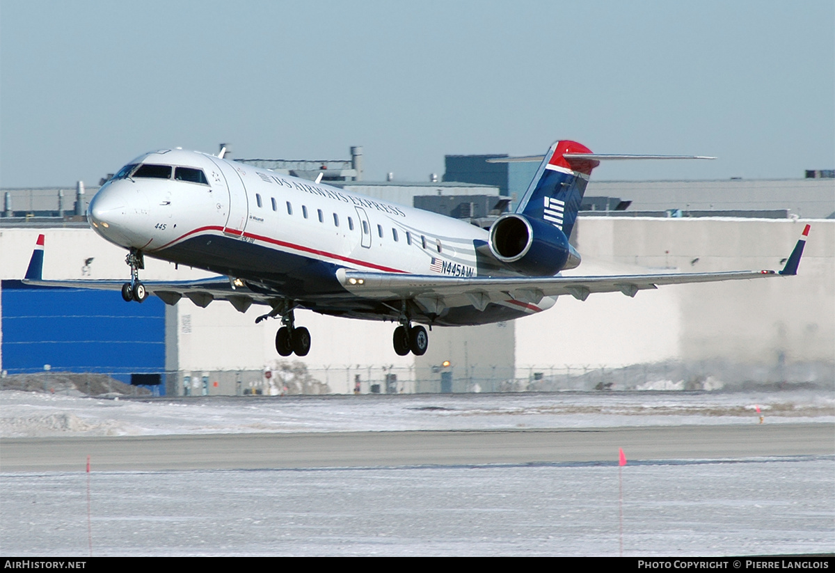 Aircraft Photo of N445AW | Bombardier CRJ-200LR (CL-600-2B19) | US Airways Express | AirHistory.net #231876