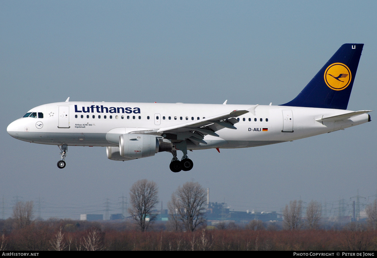 Aircraft Photo of D-AILI | Airbus A319-114 | Lufthansa | AirHistory.net #231890