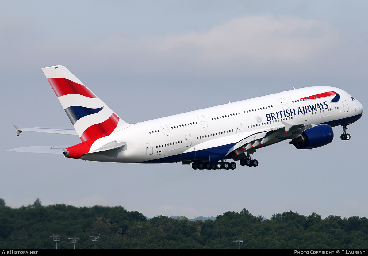 Aircraft Photo of F-WWSI | Airbus A380-841 | British Airways | AirHistory.net #231900