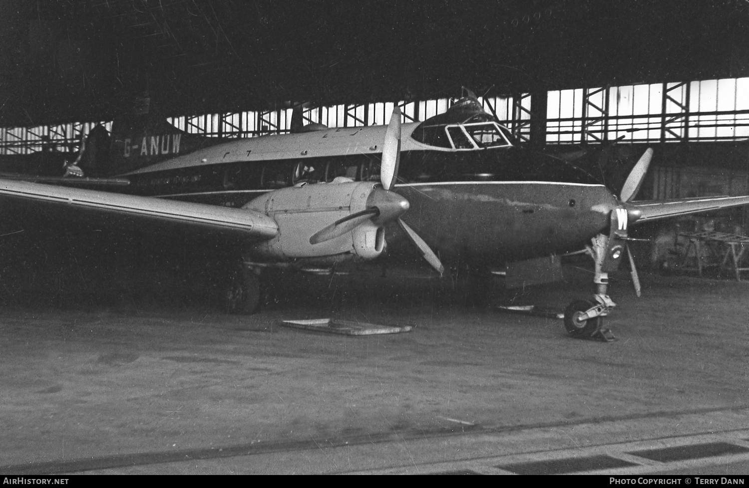Aircraft Photo of G-ANUW | De Havilland D.H. 104 Dove 6 | Civil Aviation Flying Unit | AirHistory.net #231904