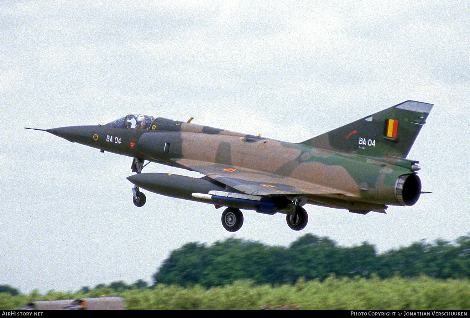 Aircraft Photo of BA04 | Dassault Mirage 5BA | Belgium - Air Force | AirHistory.net #231947