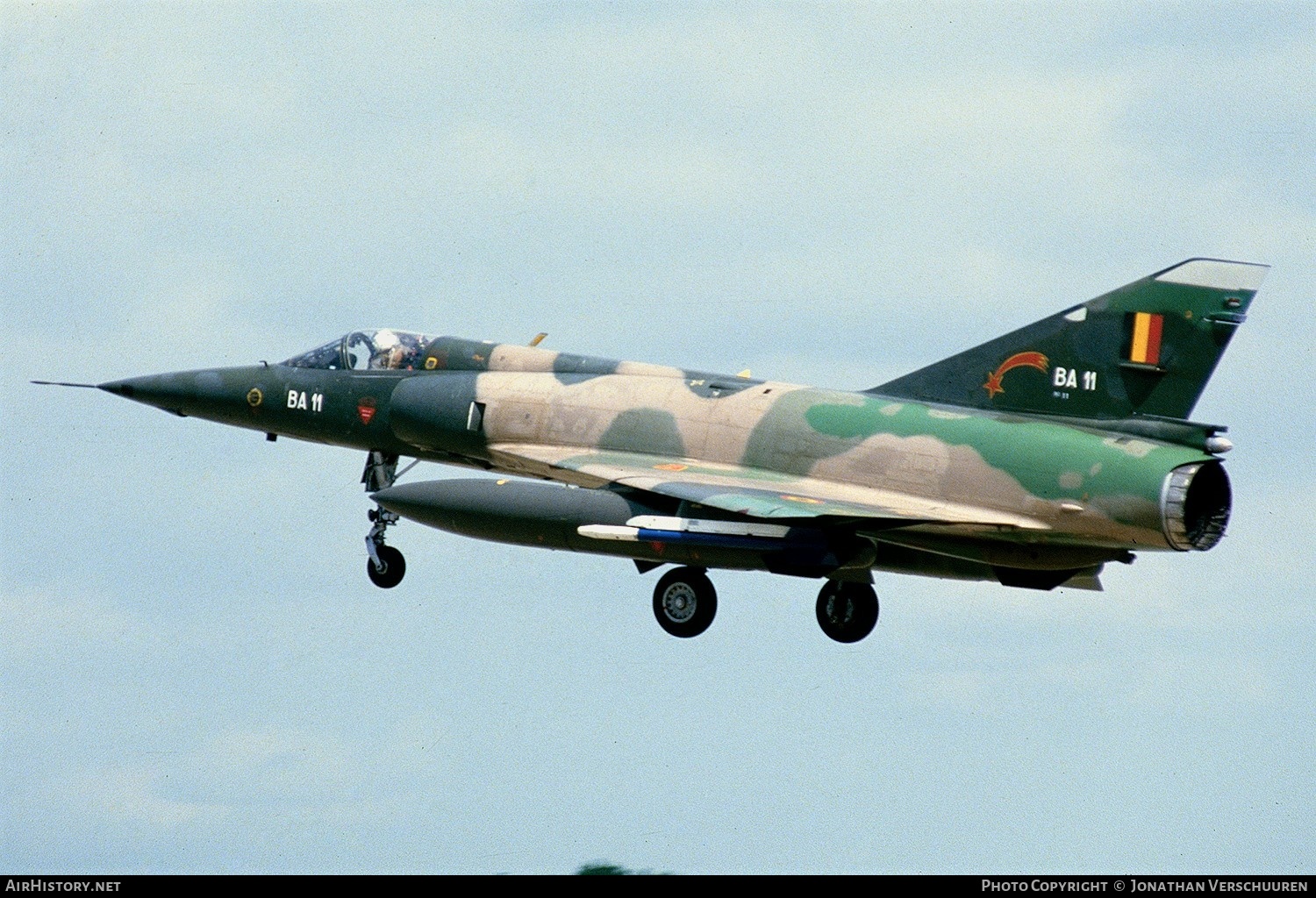 Aircraft Photo of BA11 | Dassault Mirage 5BA | Belgium - Air Force | AirHistory.net #231969