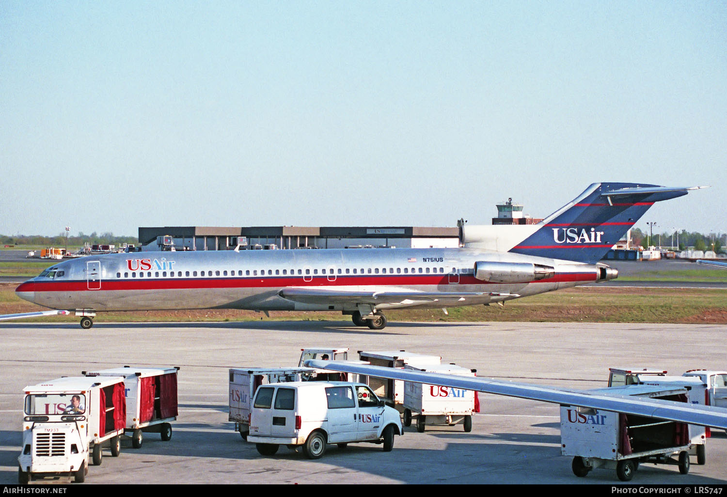 Aircraft Photo of N751US | Boeing 727-214/Adv | USAir | AirHistory.net #231978