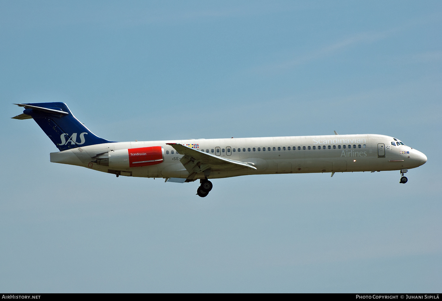 Aircraft Photo of SE-DIC | McDonnell Douglas MD-87 (DC-9-87) | Scandinavian Airlines - SAS | AirHistory.net #231982