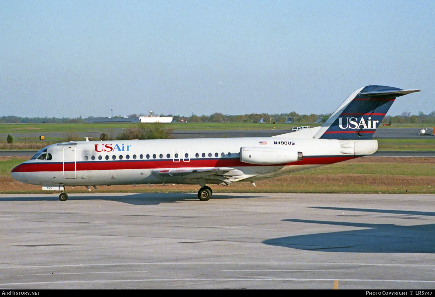 Aircraft Photo of N490US | Fokker F28-4000 Fellowship | USAir | AirHistory.net #231997