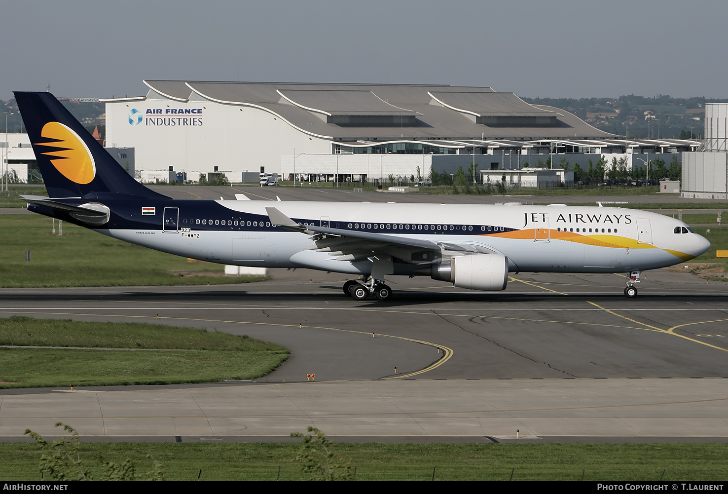 Aircraft Photo of F-WWYZ | Airbus A330-203 | Jet Airways | AirHistory.net #232002