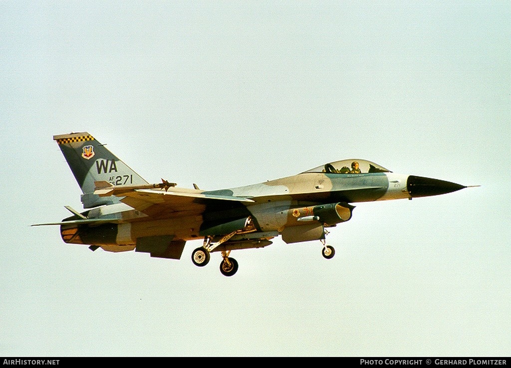 Aircraft Photo of 86-0271 / AF86-271 | General Dynamics F-16C Fighting Falcon | USA - Air Force | AirHistory.net #232023