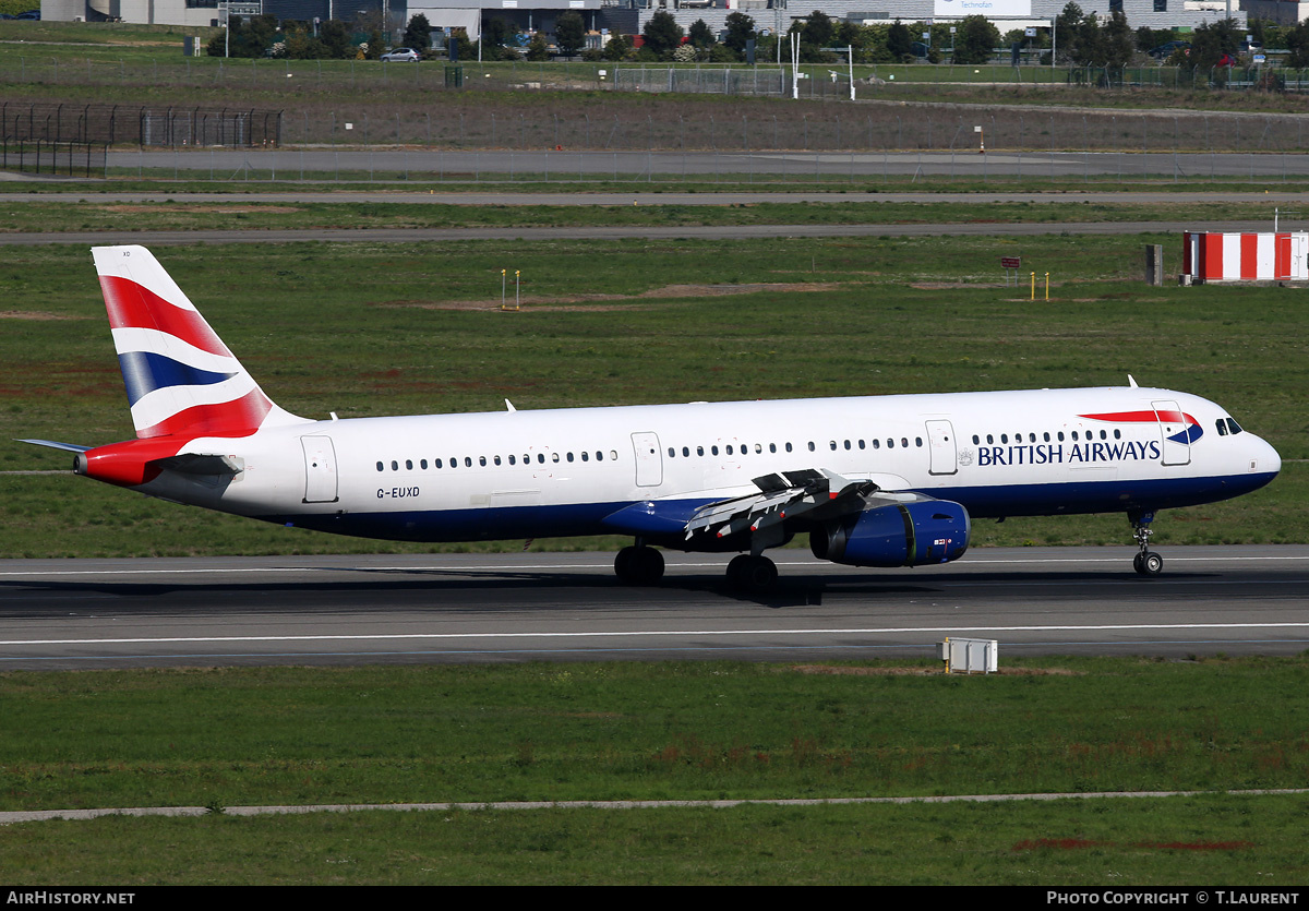 Aircraft Photo of G-EUXD | Airbus A321-231 | British Airways | AirHistory.net #232037