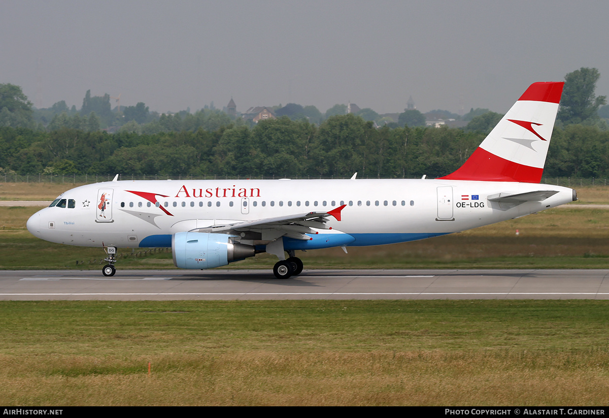 Aircraft Photo of OE-LDG | Airbus A319-112 | Austrian Airlines | AirHistory.net #232052