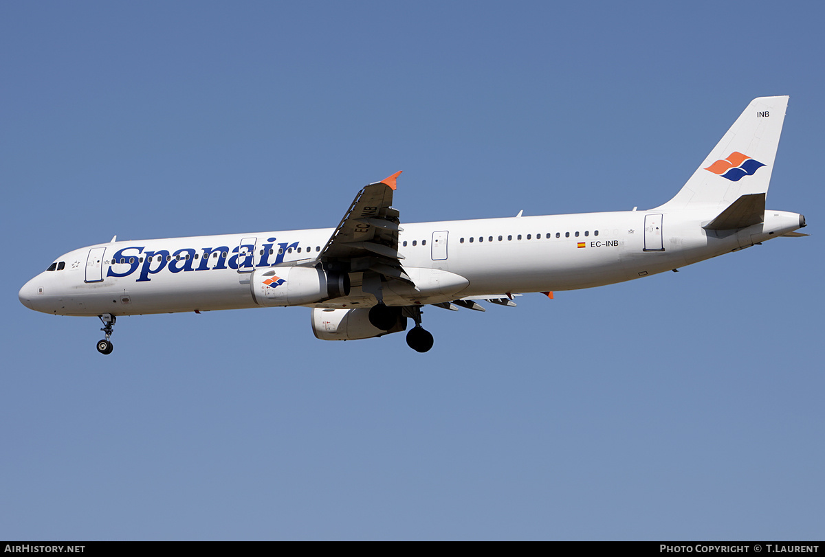 Aircraft Photo of EC-INB | Airbus A321-231 | Spanair | AirHistory.net #232059