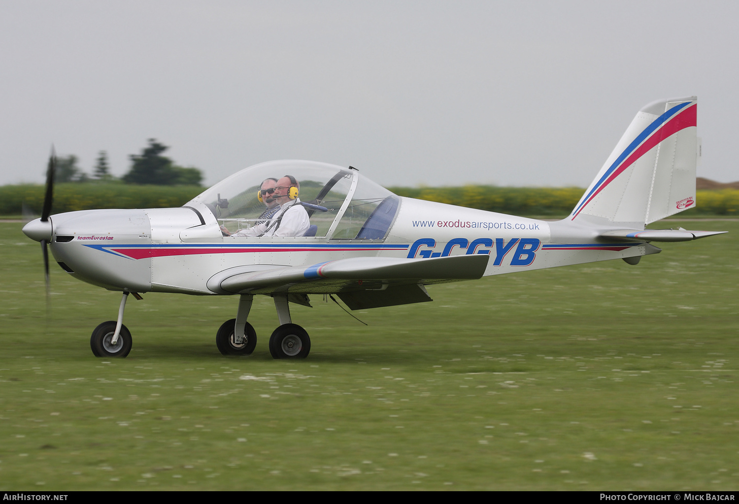 Aircraft Photo of G-CGYB | Cosmik EV-97 TeamEurostar UK | Exodus Airsports | AirHistory.net #232064