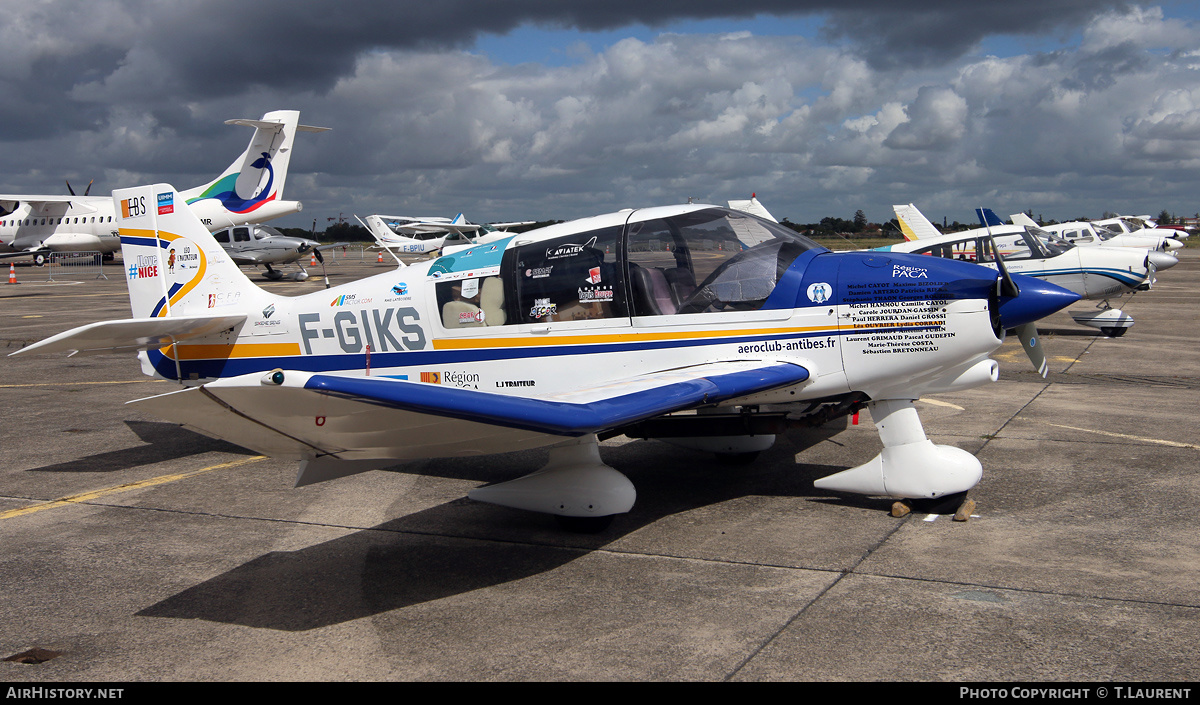 Aircraft Photo of F-GIKS | Robin DR-400-180 Regent | Aeroclub Antibes | AirHistory.net #232073