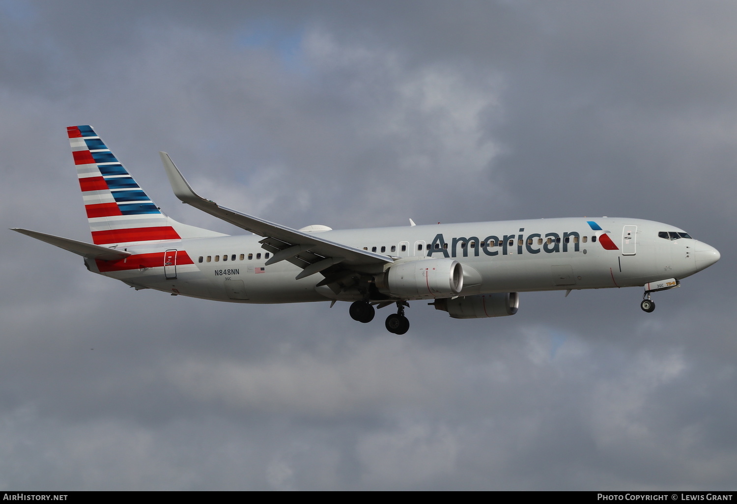 Aircraft Photo of N848NN | Boeing 737-823 | American Airlines | AirHistory.net #232091