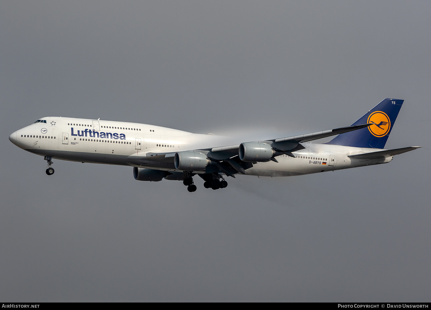 Aircraft Photo of D-ABYS | Boeing 747-830 | Lufthansa | AirHistory.net #232092