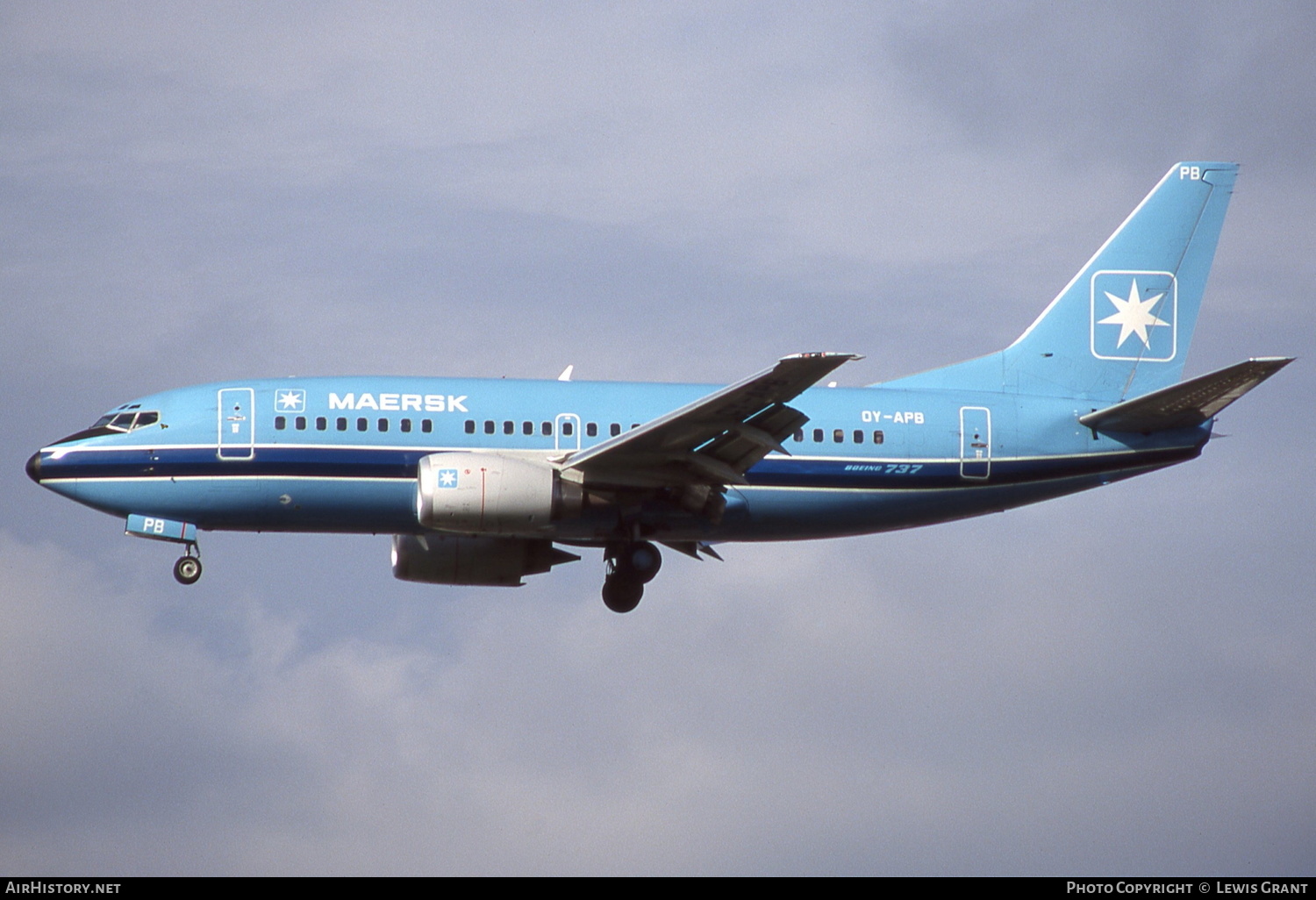 Aircraft Photo of OY-APB | Boeing 737-5L9 | Maersk Air | AirHistory.net #232096