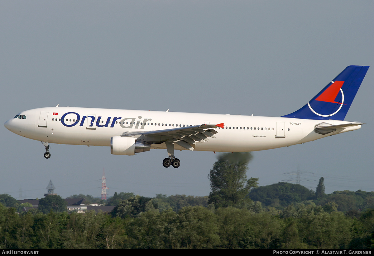 Aircraft Photo of TC-OAY | Airbus A300B4-622R | Onur Air | AirHistory.net #232101