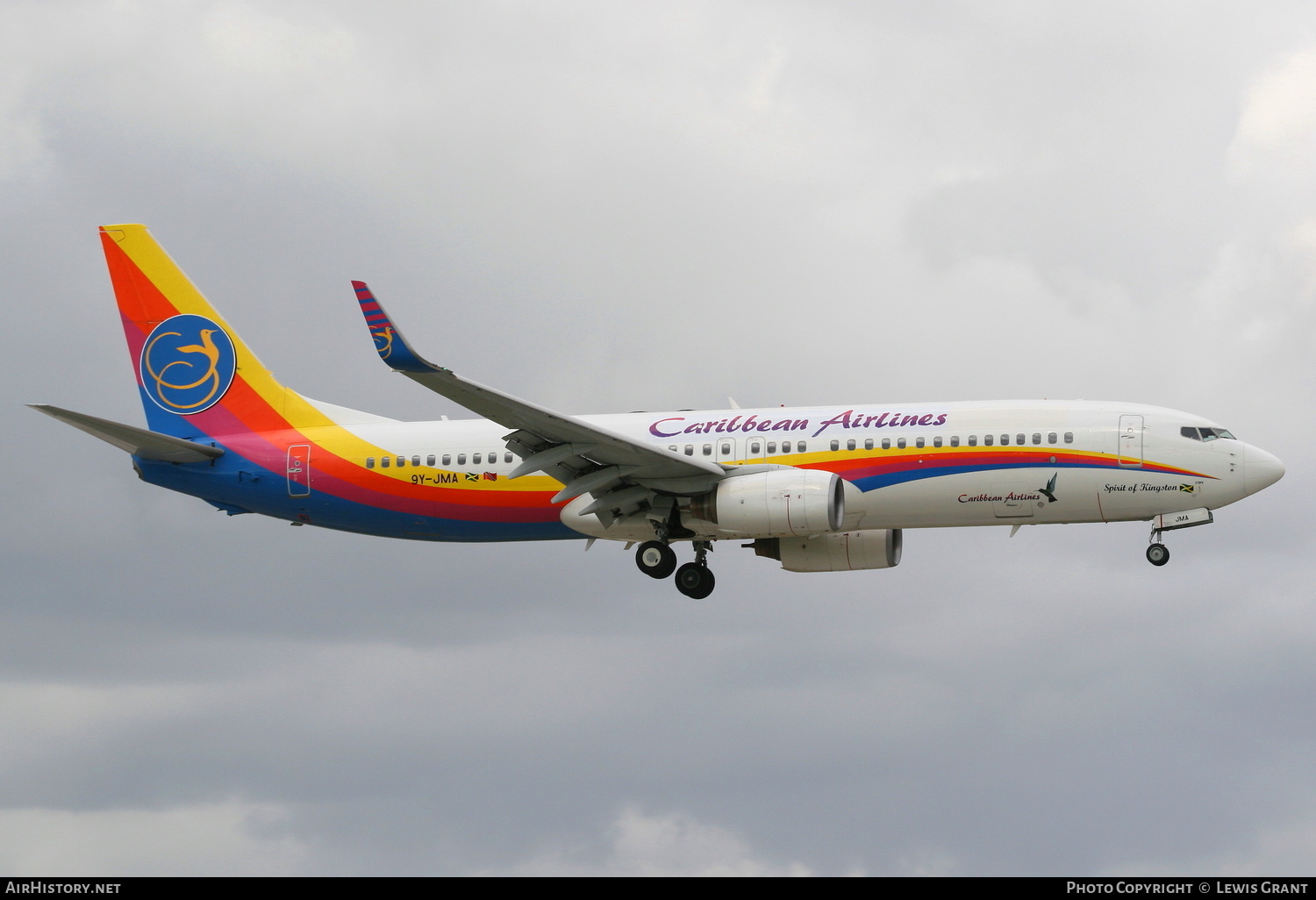 Aircraft Photo of 9Y-JMA | Boeing 737-8Q8 | Caribbean Airlines | AirHistory.net #232104