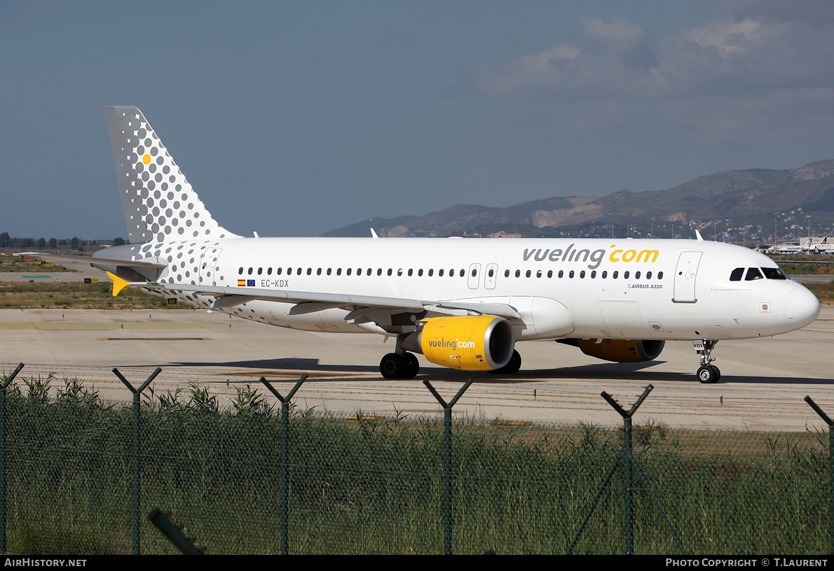 Aircraft Photo of EC-KDX | Airbus A320-216 | Vueling Airlines | AirHistory.net #232113