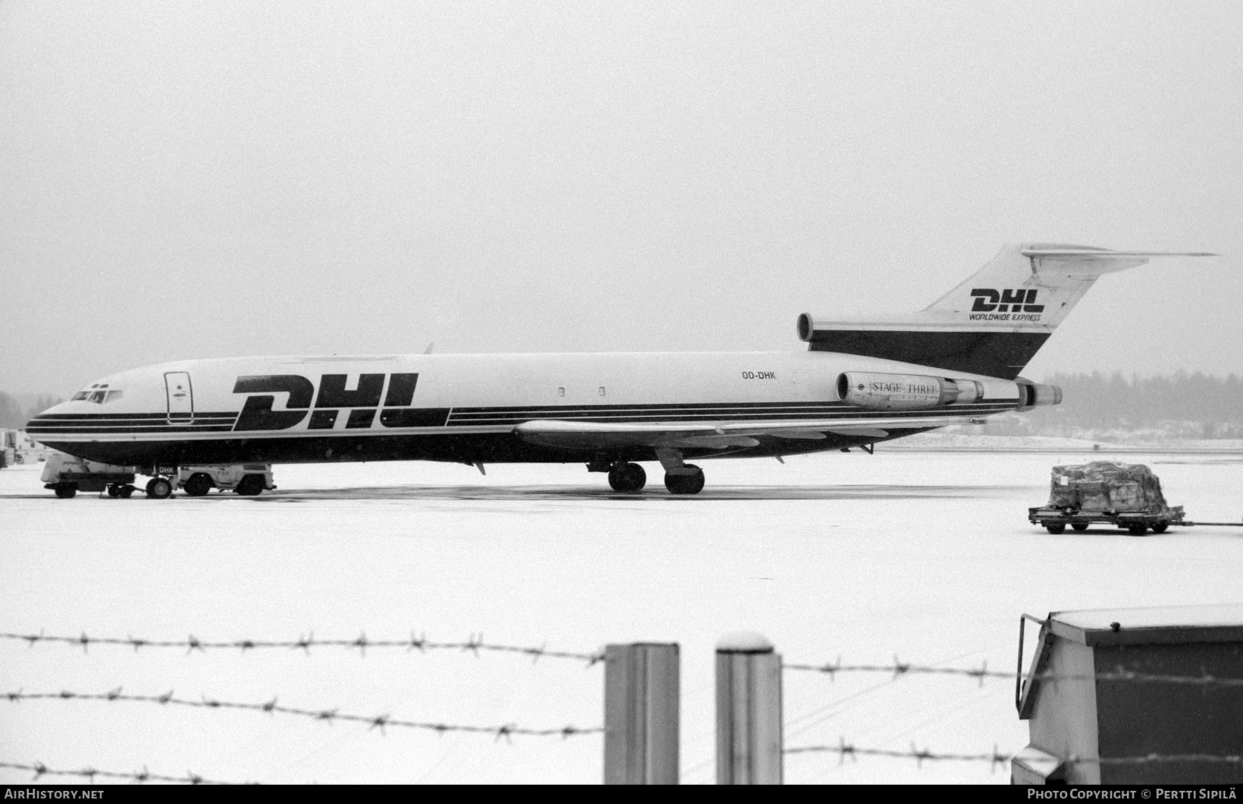 Aircraft Photo of OO-DHK | Boeing 727-277/Adv(F) | DHL Worldwide Express | AirHistory.net #232116