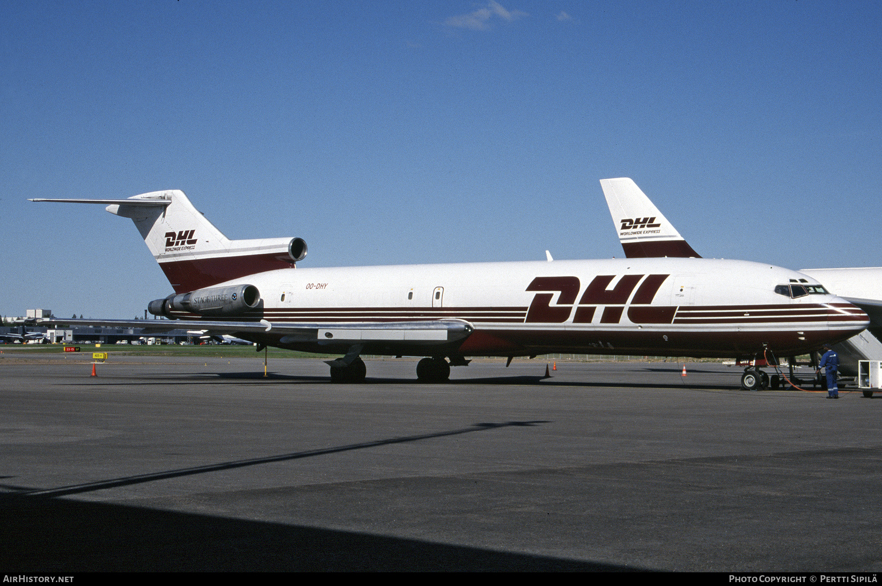 Aircraft Photo of OO-DHY | Boeing 727-230/Adv(F) | DHL Worldwide Express | AirHistory.net #232124