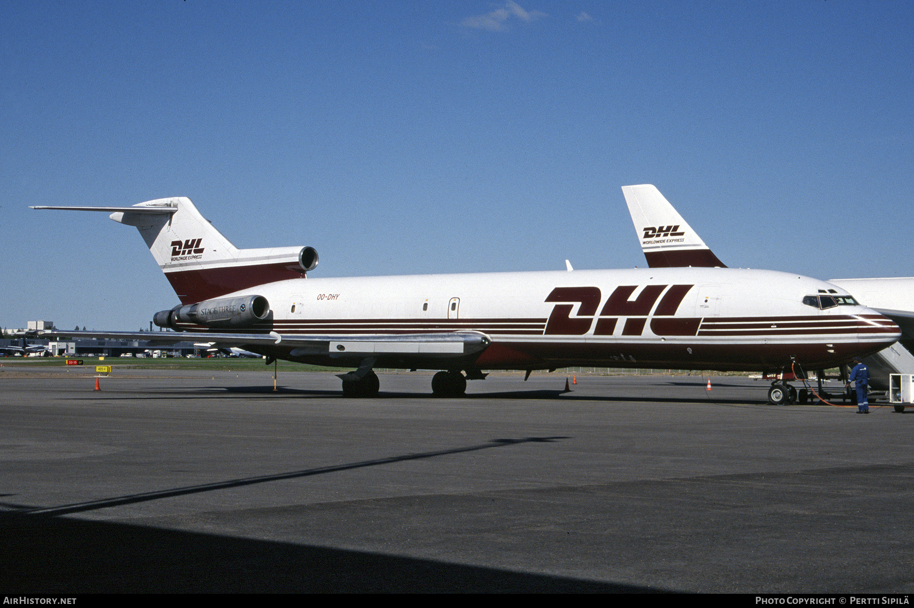 Aircraft Photo of OO-DHY | Boeing 727-230/Adv(F) | DHL Worldwide Express | AirHistory.net #232124