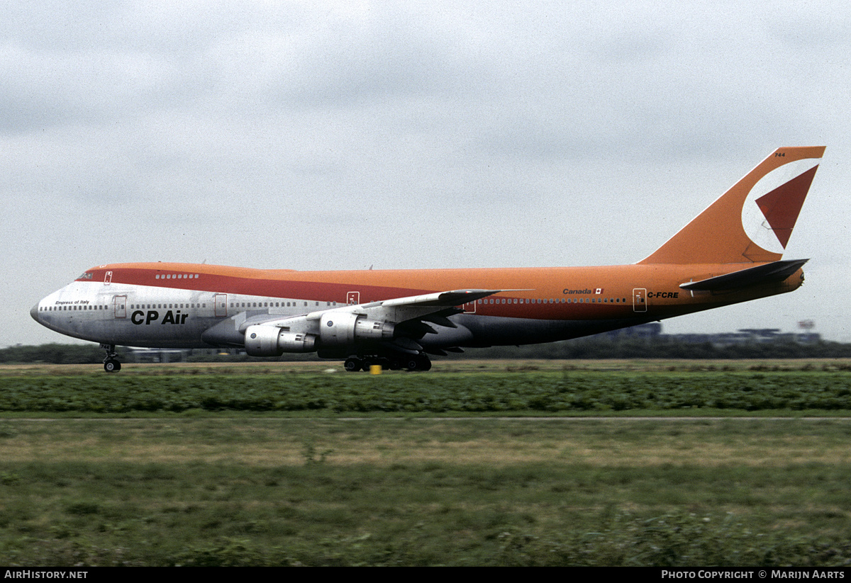 Aircraft Photo of C-FCRE | Boeing 747-217B | CP Air | AirHistory.net #232130