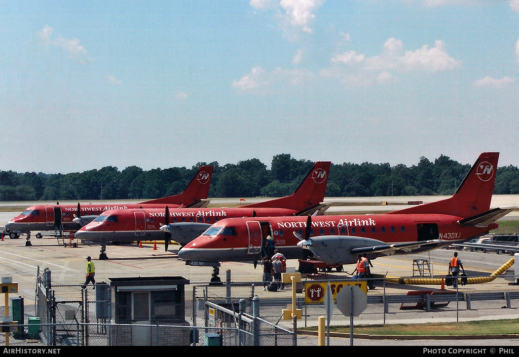 Aircraft Photo of N430XJ | Saab 340B | Northwest Airlink | AirHistory.net #232132