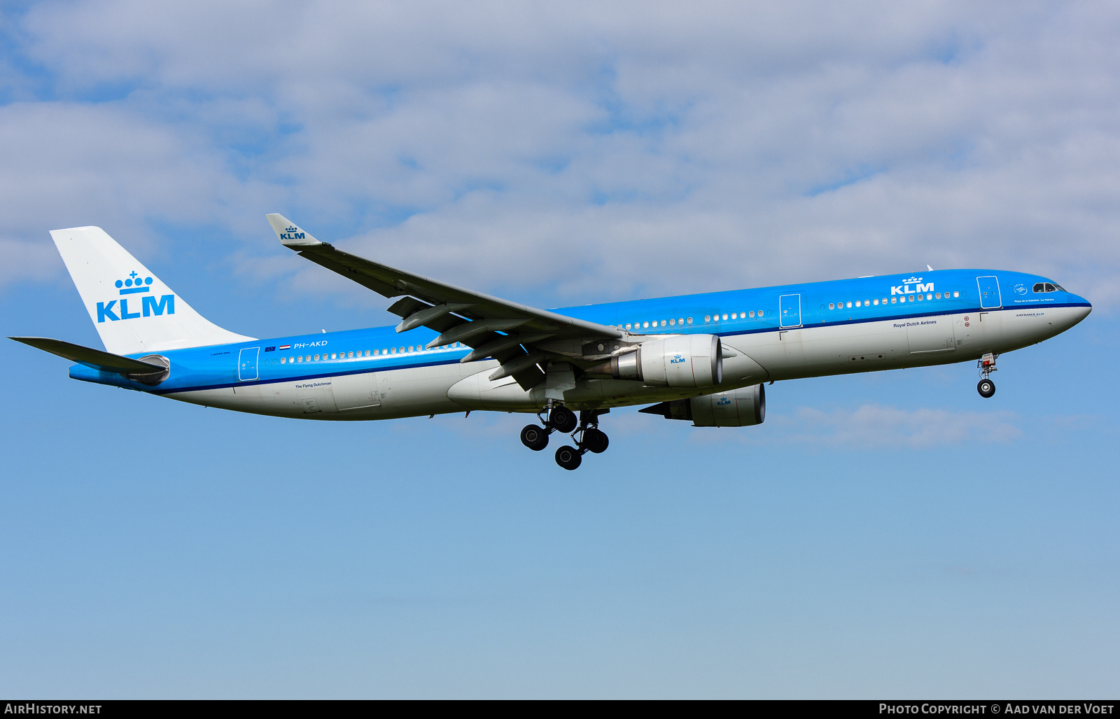 Aircraft Photo of PH-AKD | Airbus A330-303 | KLM - Royal Dutch Airlines | AirHistory.net #232142