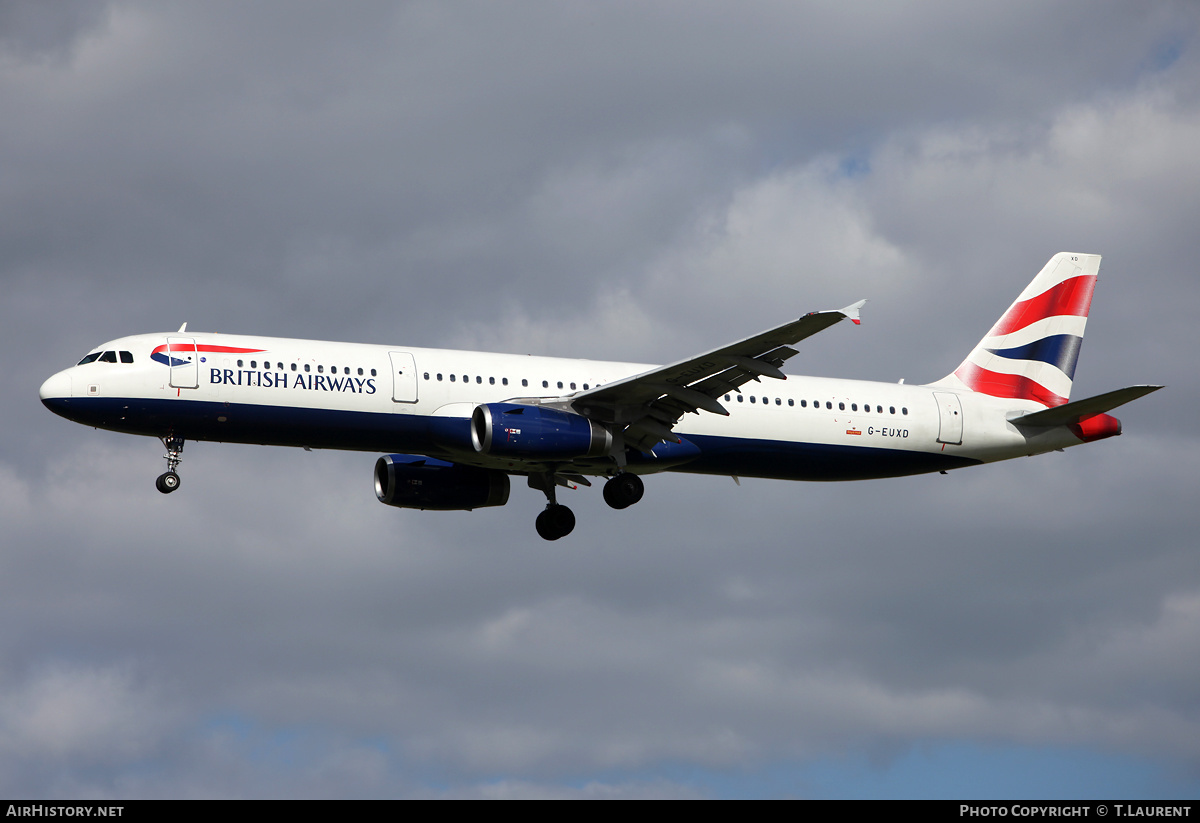 Aircraft Photo of G-EUXD | Airbus A321-231 | British Airways | AirHistory.net #232172