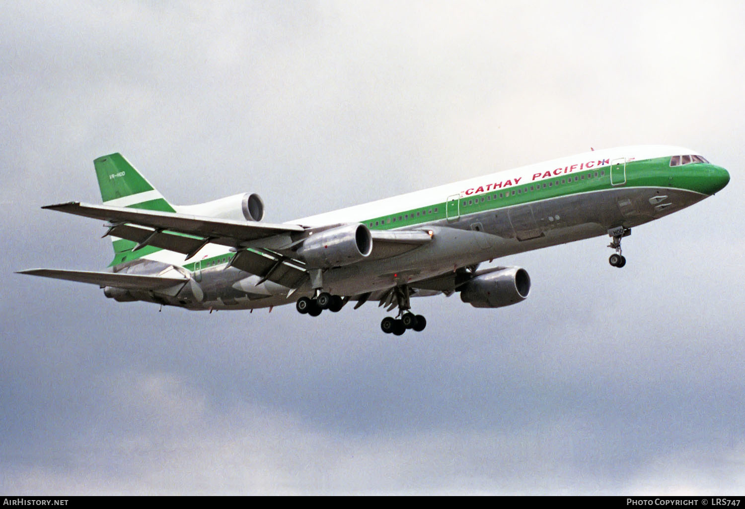 Aircraft Photo of VR-HOD | Lockheed L-1011-385-1 TriStar 1 | Cathay Pacific Airways | AirHistory.net #232205