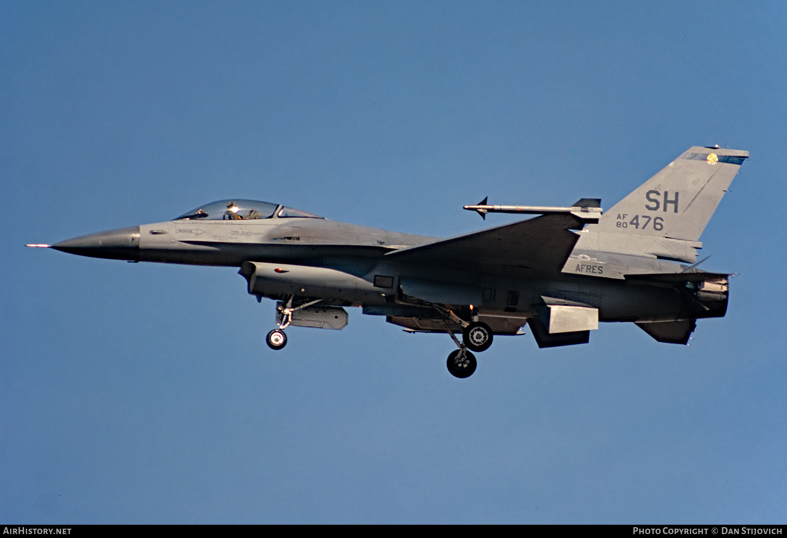 Aircraft Photo of 80-0476 / AF80-476 | General Dynamics F-16A Fighting Falcon | USA - Air Force | AirHistory.net #232206