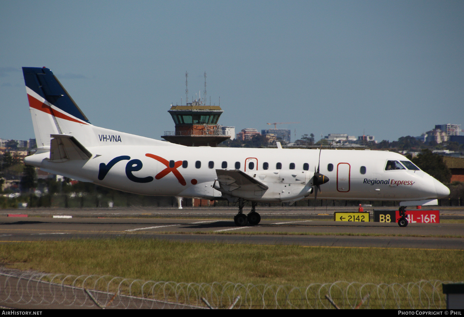 Aircraft Photo of VH-VNA | Saab 340B | REX - Regional Express | AirHistory.net #232223