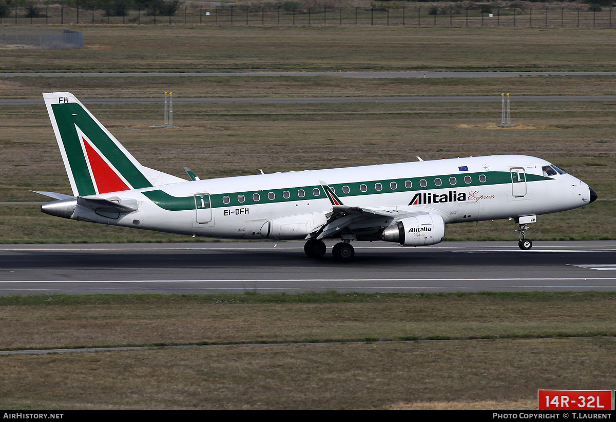 Aircraft Photo of EI-DFH | Embraer 170LR (ERJ-170-100LR) | Alitalia Express | AirHistory.net #232227