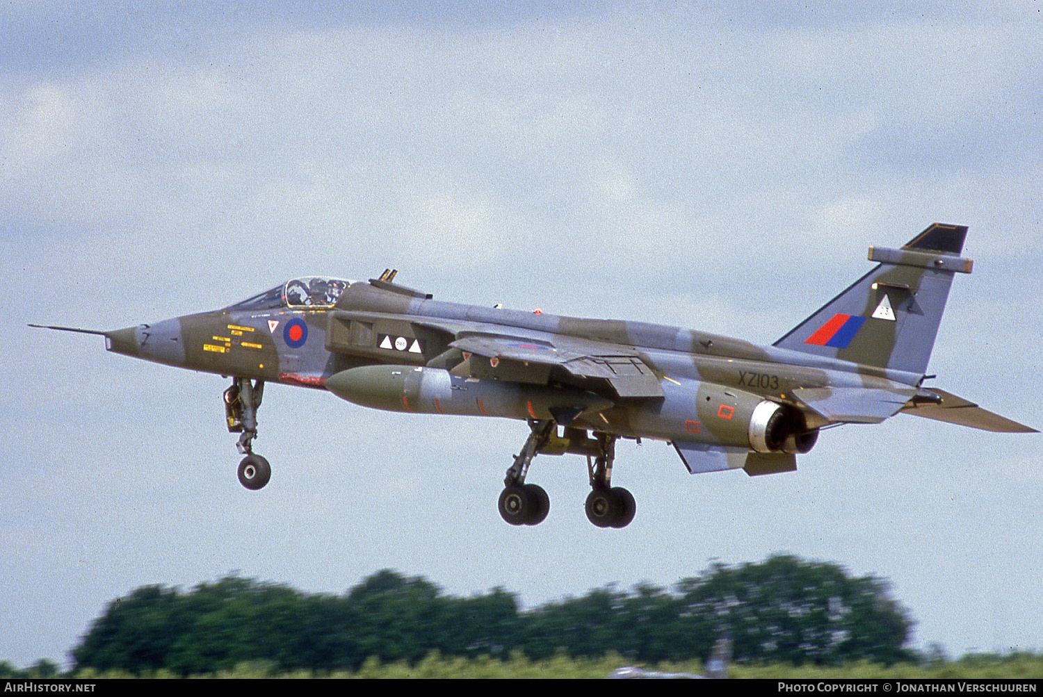 Aircraft Photo of XZ103 | Sepecat Jaguar GR1 | UK - Air Force | AirHistory.net #232251