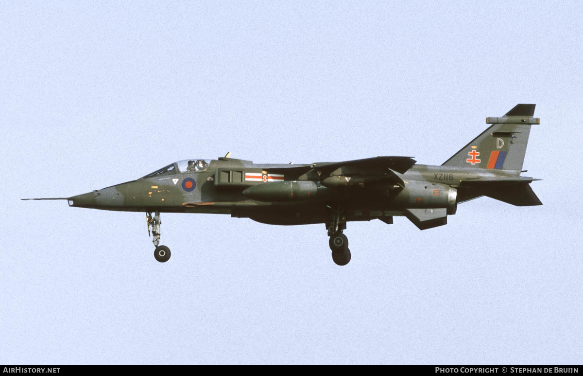 Aircraft Photo of XZ116 | Sepecat Jaguar GR1 | UK - Air Force | AirHistory.net #232252