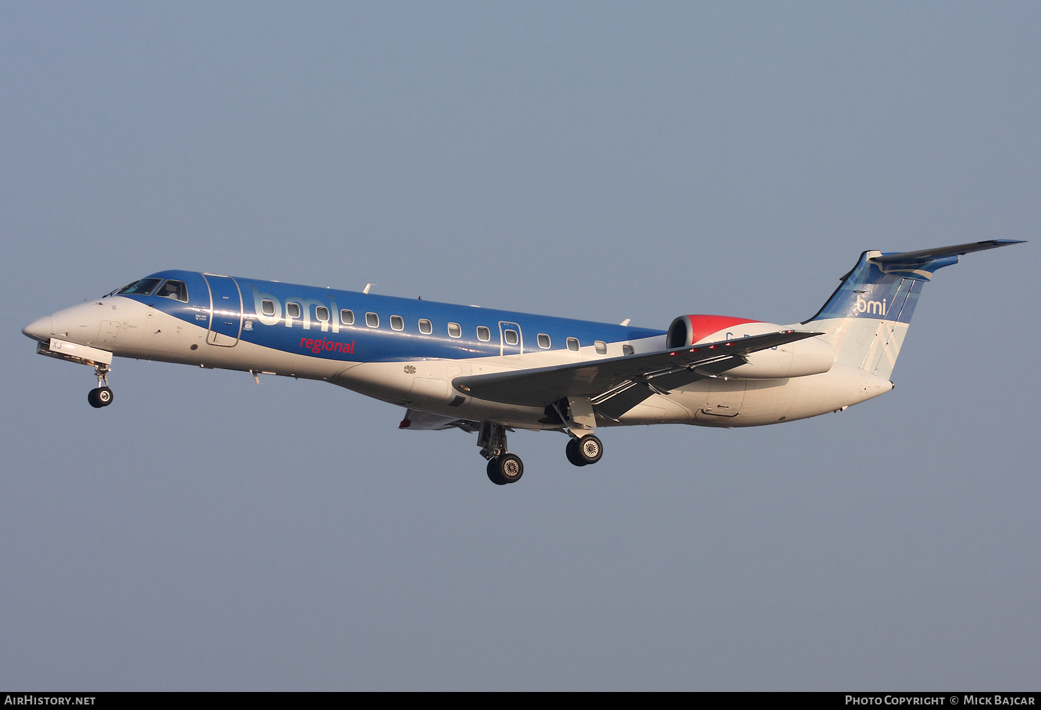 Aircraft Photo of G-RJXJ | Embraer ERJ-135ER (EMB-135ER) | BMI Regional | AirHistory.net #232271