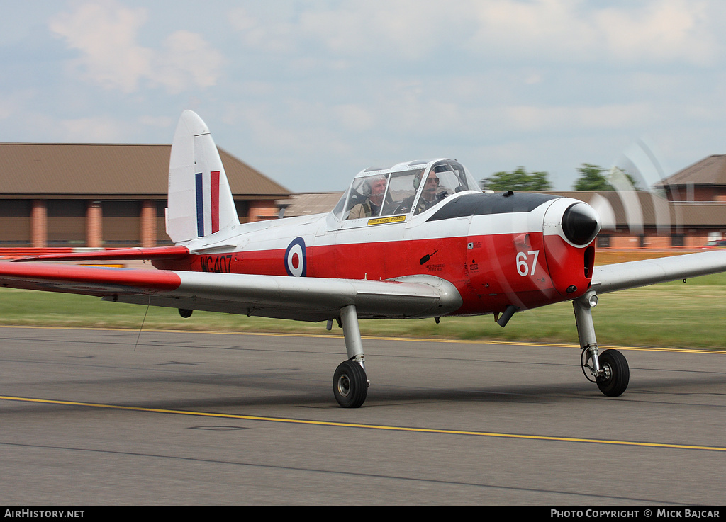 Aircraft Photo of G-BWMX / WG407 | De Havilland DHC-1 Chipmunk Mk22 | UK - Air Force | AirHistory.net #232283