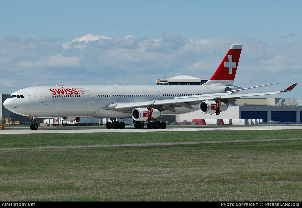 Aircraft Photo of HB-JMH | Airbus A340-313 | Swiss International Air Lines | AirHistory.net #232306