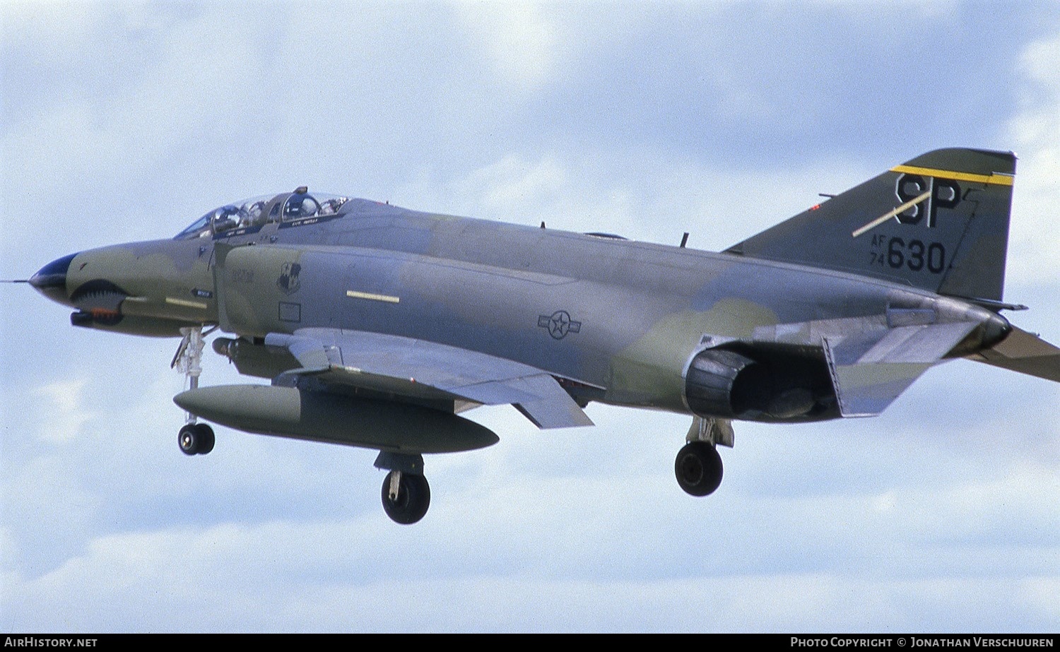 Aircraft Photo of 74-1630 / AF74-630 | McDonnell Douglas F-4E Phantom II | USA - Air Force | AirHistory.net #232322