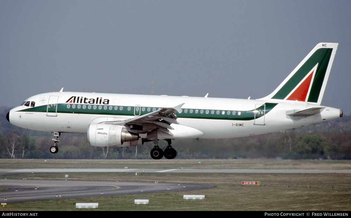 Aircraft Photo of I-BIME | Airbus A319-112 | Alitalia | AirHistory.net #232331