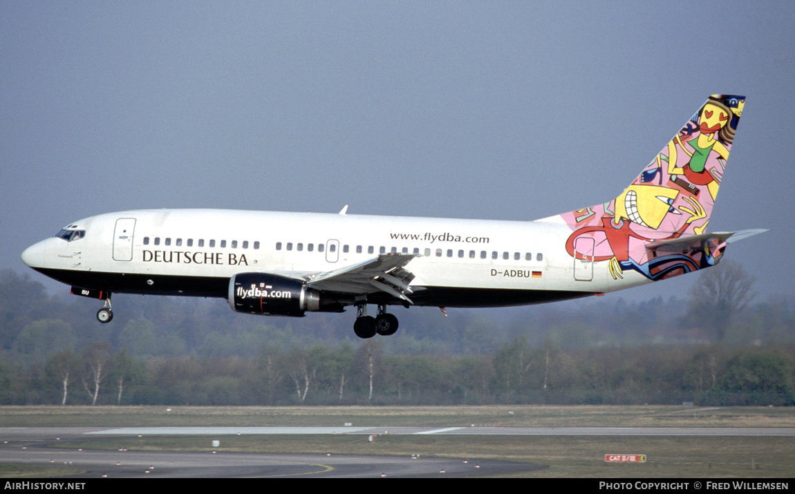 Aircraft Photo of D-ADBU | Boeing 737-31S | Deutsche BA | AirHistory.net #232348