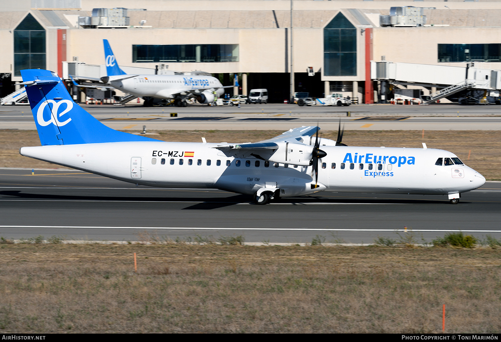Aircraft Photo of EC-MZJ | ATR ATR-72-500 (ATR-72-212A) | Air Europa Express | AirHistory.net #232354