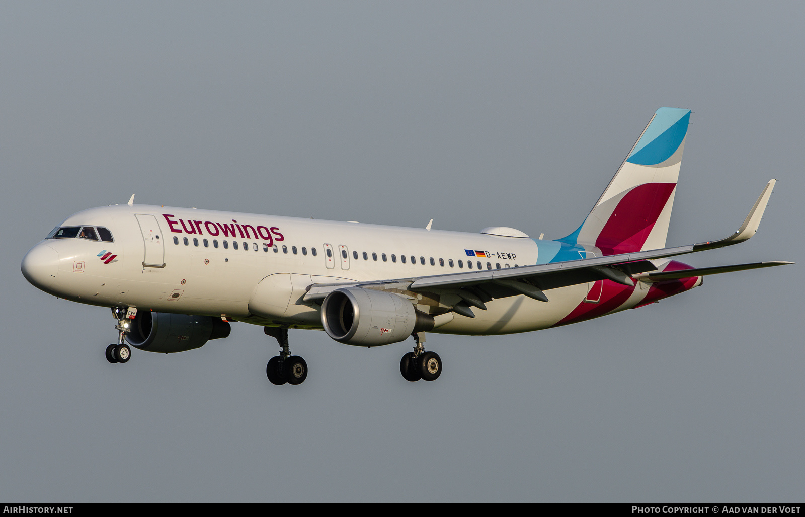Aircraft Photo of D-AEWP | Airbus A320-214 | Eurowings | AirHistory.net #232369