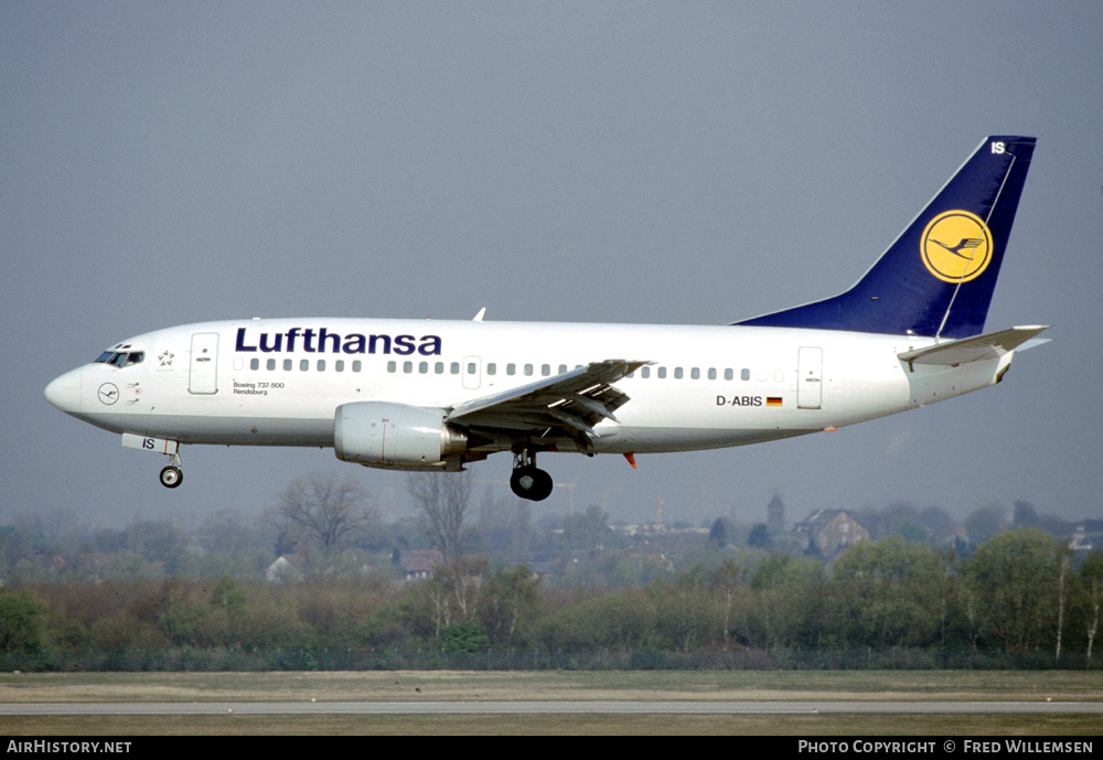 Aircraft Photo of D-ABIS | Boeing 737-530 | Lufthansa | AirHistory.net #232371
