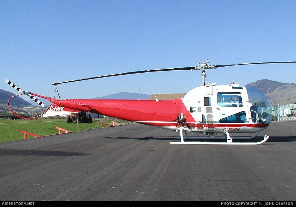 Aircraft Photo of C-FAFK | Bell 47J-2 Ranger | AirHistory.net #232380