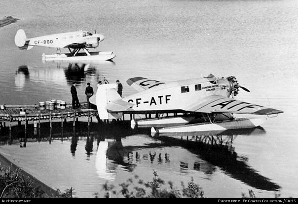 Aircraft Photo of CF-ATF | Junkers W 34f | Canadian Pacific Airlines | AirHistory.net #232416